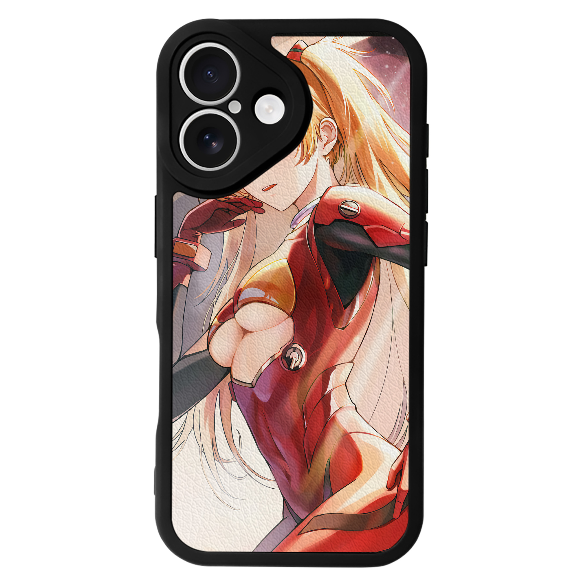 （画像用） EVA 新世紀エヴァンゲリオン 【iPhone 16シリーズ対応】シリコンスマホケース（レザー調） 材質：シリコン